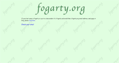 Desktop Screenshot of fogarty.org