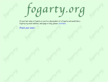 Tablet Screenshot of fogarty.org